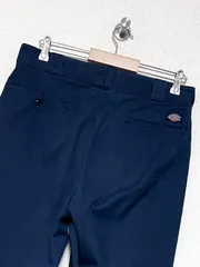 【Dickies】90s 874 ワークパンツ W34L28程度 ネイビー タロンジップ TALON ディッキーズ 古着