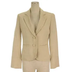 23区 オンワード樫山 ツイードジャケット ベージュ系 38