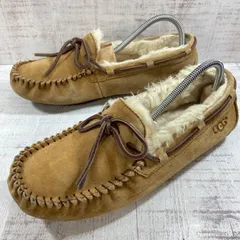 UGG アグ ダコタ モカシン ムートン ボア スエード キャメル 25.0cm メンズ