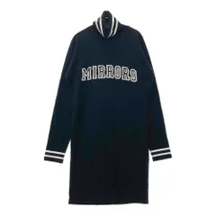 サイズ：M MIRROR9 ミラーナイン  タートルネック ニットワンピース  ブラック系 [240101613555] ゴルフウェア レディース ストスト