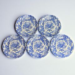 古伊万里 色絵 なます皿 2客セット (兎 人物 竹紋様)深皿 唐絵 古伊万里 色絵 なます皿 2客セット (兎 人物 竹紋様)深皿 唐絵