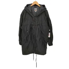 ディーゼル DIESEL ロング ナイロン フーデッド ジャケット メンズ import：XS 