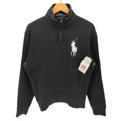 ポロラルフローレン POLO RALPH LAUREN ビッグポニー 刺繍 ハーフジップ スウェット メンズ import：S 