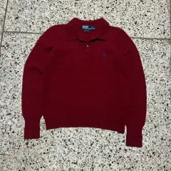 ポロ (POLO Ralph Lauren) 半ボタン ラムウール KARA ニット