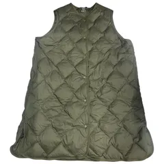 ◼︎ユニクロ ウルトラライトダウンベスト カーキ XLサイズ ダイヤキルト 軽量 防寒 重ね着