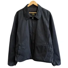 OLD NAVY オールドネイビー IDEAL アイディールジップ コットンジャケット ブルゾン 黒 ブラック XXLサイズ No.M238