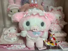 マイメロディ お世話＆赤ちゃんお世話 ぬいぐるみマスコット ヘッドドレス サンリオ よだれかけ