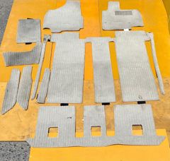エブリィワゴンDA17W 車用フロアマット セット ベージュストライプ 