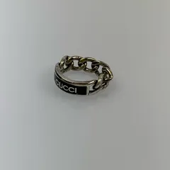 【姫路東店】 中古 GUCCI | グッチ リング・指輪 エナメルロゴプレート 678711 【135】