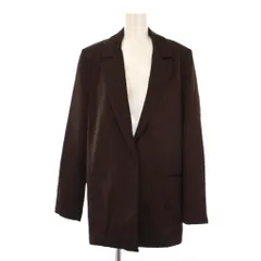 ザラ ZARA テーラードジャケット 総裏地 シングル 1B XS ブラウン 1255/704/716 /BM