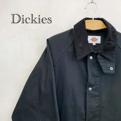 コーデュロイ キャンバス ジャケット ユニセックス Dickies ワークジャケット 5440-0603 M ブラック アメカジ  メンズ ファッション
