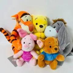 【新品】ディズニーストア プーさん くっつきぬいぐるみ イーヨー ティガー ピグレット ルー 5点セット