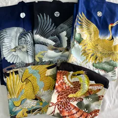 男の子 産着 お宮参り着物5枚セット 七五三 産着 セミアンティーク  素材 リメイク 汚れ有り 黒　紺　青  ハンドメイド リメイク用 まとめ買い まとめ売り 着物 レトロ kimono #きもの猫田 T449