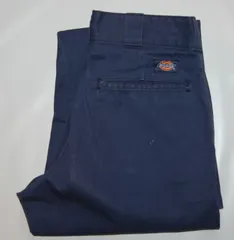 送料無料! USED Dickies ディッキーズ ワークパンツ 874 NAVY　W28　WP-32