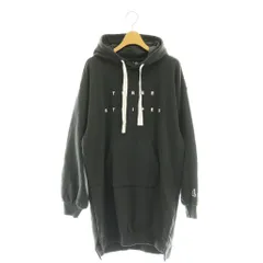 アディダス adidas プルオーバーパーカー ワンピース 長袖 S チャコールグレー /NR ■OS