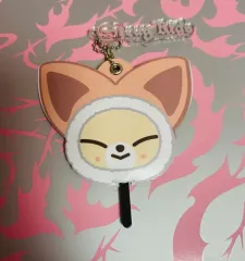 FoxI.Ny うちわキーホルダー ミニ うちわ SKZOO Stray Kids(ストレイキッズ・スキズ・SKZ) イメージ うちわ アイエン(I.N・ジョンイン)