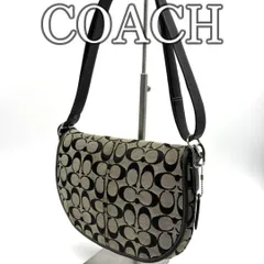 純正販売中 ⭐極美⭐COACH シグネクチャー パッチワーク ハーフムーン 