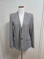 ZARA ハウンドトゥース CHECK ブレーザー ジャケット