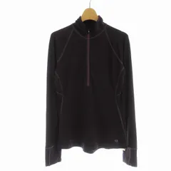 マウンテンハードウェア MOUNTAIN HARD WEAR カットソー ハーフジップ 長袖 S ボルドー OL6841 /EE