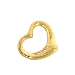 ティファニー オープンハート ダイヤモンド ペンダントトップ - 750 (K18YG) レディース TIFFANY&Co.【中古】 【ジュエリー】