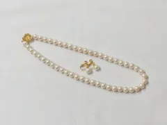 Norma Jeane ノーマジーン フェイクパール ネックレス イヤリング セット