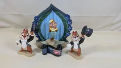 [大野30-1-0124] Disney　wdcc　チップ＆デール＆クラリス　陶器製　フィギュアセット
