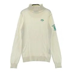 サイズ：L CALLAWAY キャロウェイ  タートルネック ニットセーター  ホワイト系 [240101591186] ゴルフウェア レディース ストスト