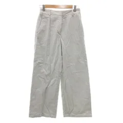 セオリーリュクス theory luxe パンツ スラックス 36 コーデュロイ ワイド 水色 ライトブルー /NU