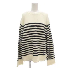 ビーミングバイビームス B:MING LIFE STORE by BEAMS 美品 ニット ONESIZE 長袖 ボーダー柄 白 黒 /RG