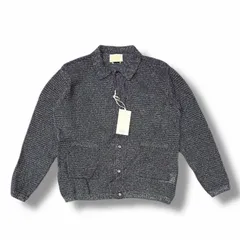参考上代41800円 未使用 YOKE 25SS MESH KNITTED SHIRT CARDIGAN メッシュニット シャツカーディガン ヨーク YK25SS0956S パープル 3 （7330M）のサムネイル