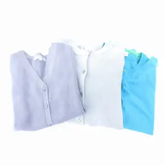 ナチュラルビューティーベーシック NATURAL BEAUTY BASIC 23区 グローバルワーク 3点セット カーディガン ニット 長袖 半袖 M 青 ブルー /AE