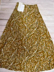 (65)【新品】KOBE LETTUCEスカート マスタード