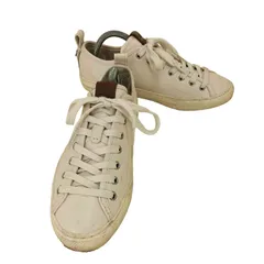 コーチ COACH C121 LTR CHK レザー チョーク スニーカー ローカット スニーカー レディース JPN：23.5 