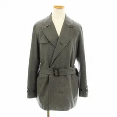 ポールスミスコレクション PAUL SMITH COLLECTION トレンチコート ショート ウール ベルト付き M グレー 254204 4158 /KU