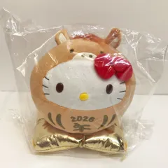 【広店】キティ だるまぬいぐるみ 午 ハローキティ ヤクルト【722-3521】