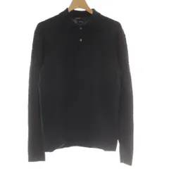 ナイキ NIKE TIGER WOODS COLLECTION ニットポロシャツ ウール M 黒 ブラック 長袖 /AU