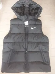 NIKE フード ダウン ベスト ブラック 新品 XXL