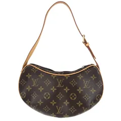 【売り尽くし】 ルイヴィトン ショルダーバッグ レディース ポシェットクロワッサン 肩掛け LOUIS VUITTON M51510 モノグラムキャンバス ブラウン 茶 ゴールド金具【中古品】