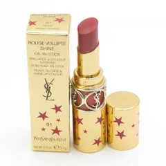 未使用 YvesSaintLaurent イヴサンローラン ルージュ ヴォリュプテ シャイン コレクター 口紅 3.2g No.91 BD4202L