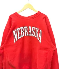 80s ビンテージ チャンピオン リバースウィーブ カレッジプリント スウェット  XL レッド USA製 80年代 vintage アメリカ製 トリコタグ