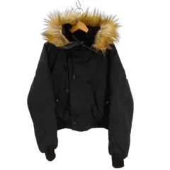 ユーズドフルギ USED古着 MODIFIED N-3B 型 アクリルファー ミリタリー ジャケット Y2K メンズ JPN：L 