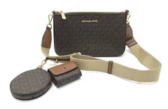 [盛岡79-0148] MICHAEL KORS マイケルコース JET SET TRAVEL  クロスボディ ウィズ テックアタッチ スモール ショルダーバッグ [中古/60][レディース]