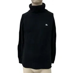 186005 現状品 BURBERRY BLACK LABEL バーバリーブラックレーベル タートルネック ニット　2サイズ レディース