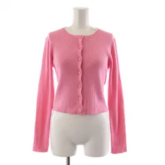 トゥービーバイアニエスベー To b. by agnes b. コットンリブカーディガン ニット 長袖 TU ピンク 6235WU66 /NQ