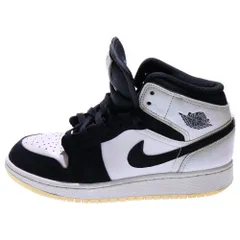 NIKE (ナイキ) AIR JORDAN 1 MID SE GS Diamond Shorts DN4321-100 エアジョーダン 1 ミッド ダイヤモンド ショーツ ミッドカットスニーカー US5Y/23.5cm