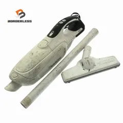 ☆中古品☆makita マキタ 18V 充電式クリーナー CL182FD 白 本体＋パイプ＋ノズル付 コードレス バッテリー式 ハンディ 掃除機121075