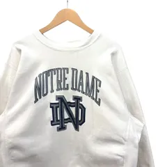 80s ビンテージ チャンピオン リバースウィーブ カレッジプリント スウェット XL ホワイト USA製 80年代 vintage アメリカ製 トリコタグ