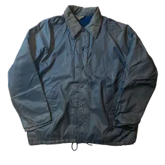 sports master coach jacket Black made in USA size XL/ スポーツマスター ビンテージコーチジャケット アメリカ製 ブラック　【E523】