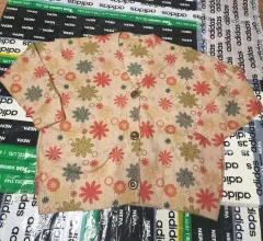 日本ヴィンテージ フラワーパターン 森ガール カーディガン L