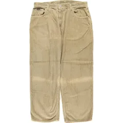 古着 カルバンクライン Calvin klein LOOSE FIT ZIPPER 太畝 コーデュロイパンツ メンズw36相当/eaa608484